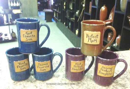 Personalised hand made mugs