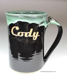 A 'Scott' Mug that was customized for a Christmas gift.