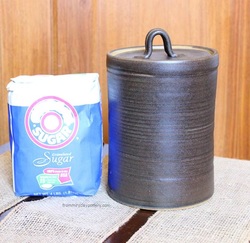 Large Canister with a bag of sugar 