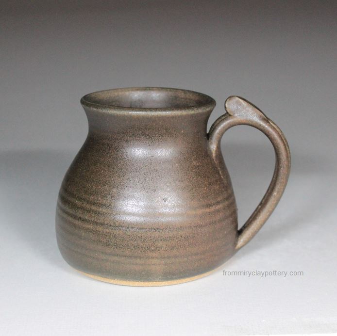 Chocolate Espresso handcrafted pottery Travel Mug