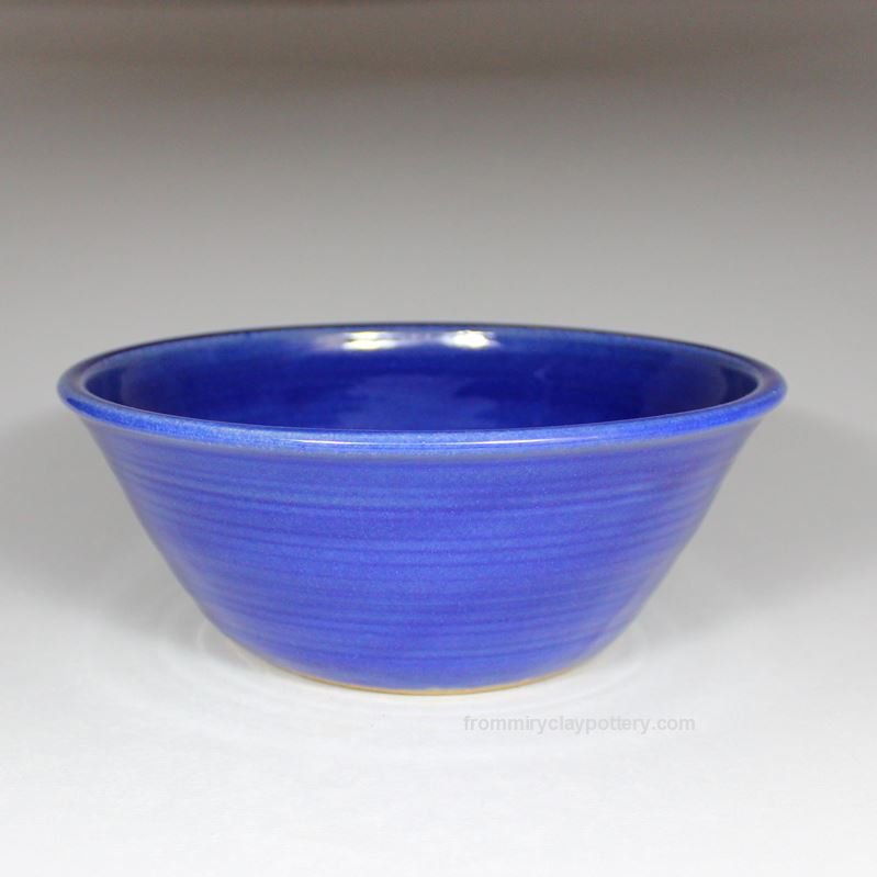 Coldwater Blue handmade pottery Large Serving Bowl
