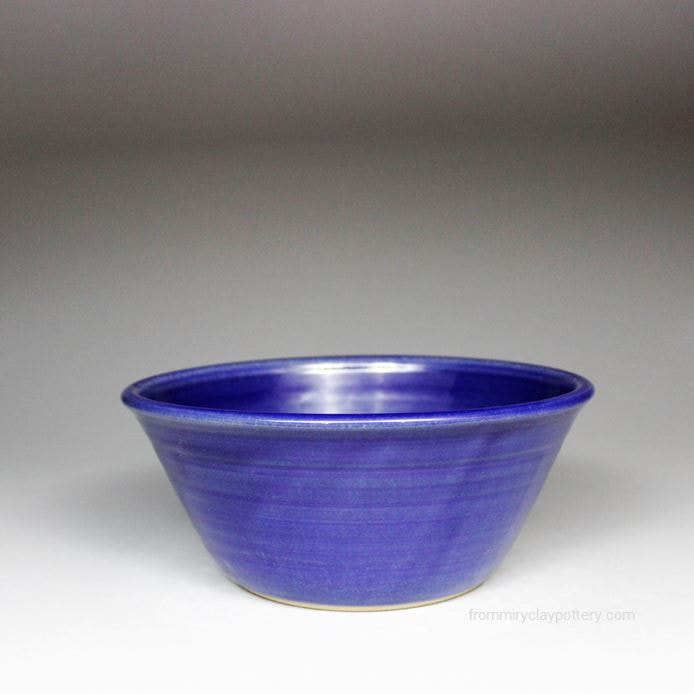Coldwater Blue handmade pottery Medium Serving Bowl