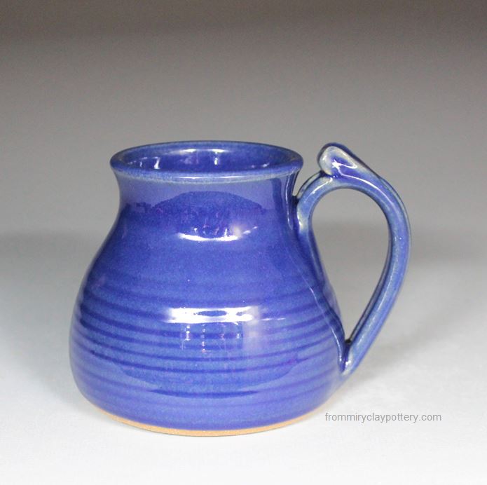Coldwater Blue handmade pottery Travel Mug