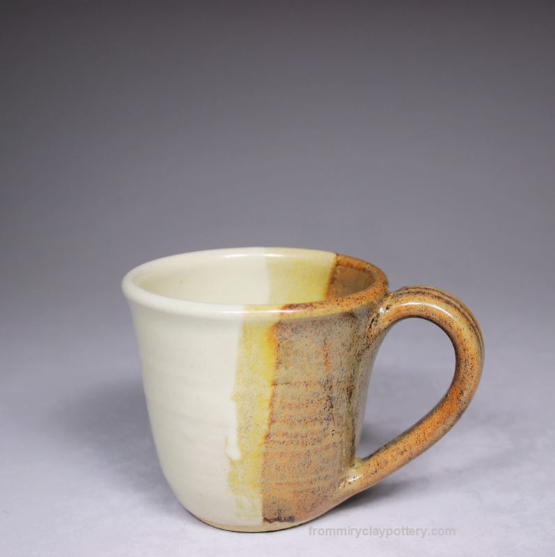 Copper Beige hand-thrown pottery Mini Mug