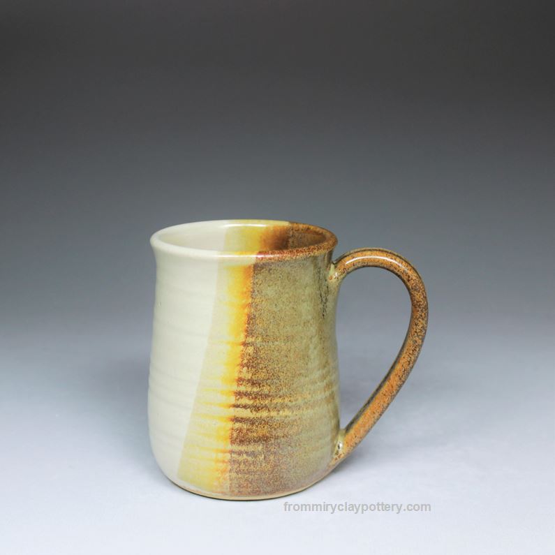 Copper Beige hand-thrown pottery Mug
