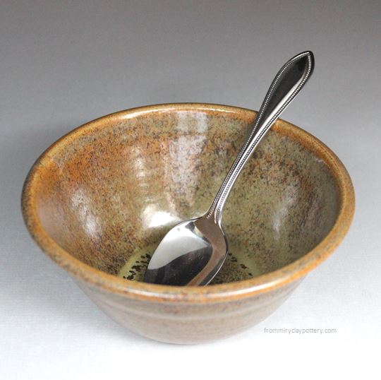 Copperhead Bowl Handmade Bowl Functional Stoneware Bowl Pottery Bowl