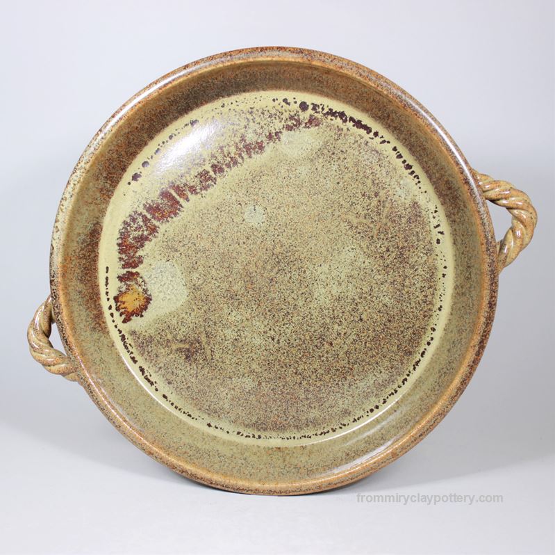 Copperhead stoneware 10 inch Pie Plate