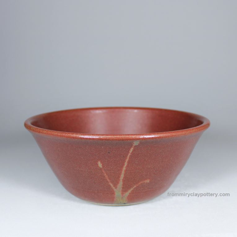 Rustic Red hand-thrown stoneware Medium Serving Bowl