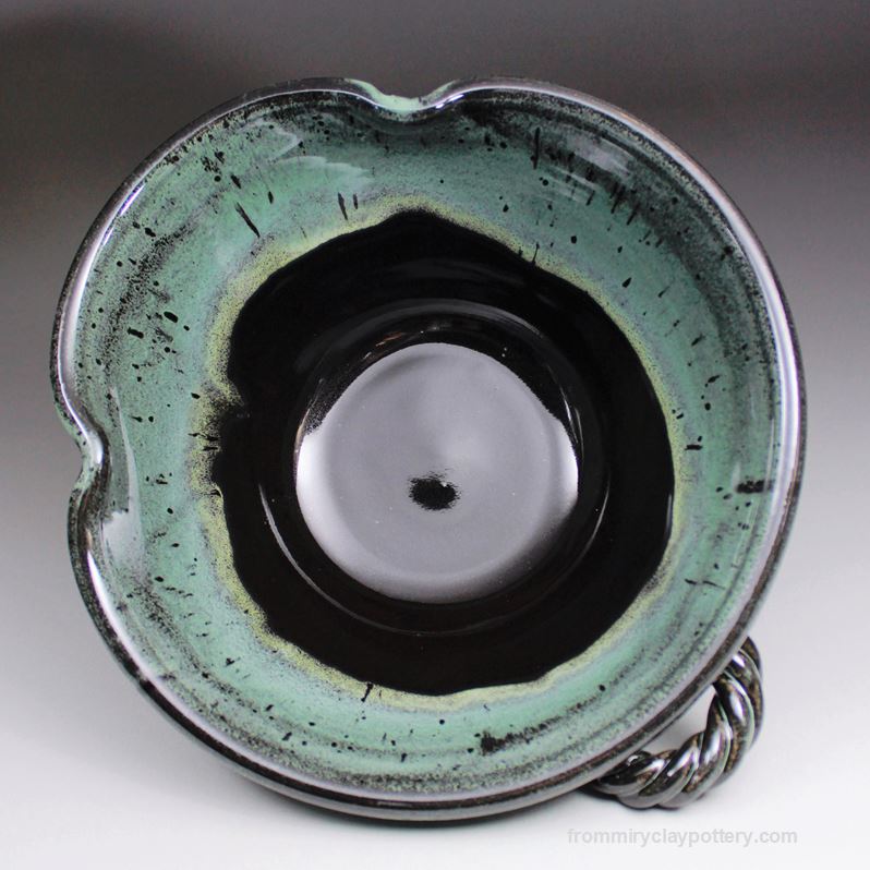 New Black hand-thrown Extra Large Mixing Bowl