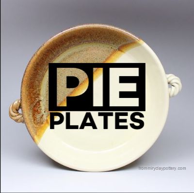 Handmade Stoneware Pie Plate