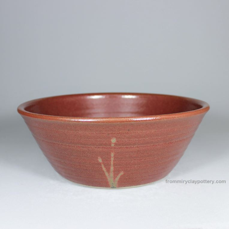 Rustic Red hand-thrown stoneware Large Serving Bowl