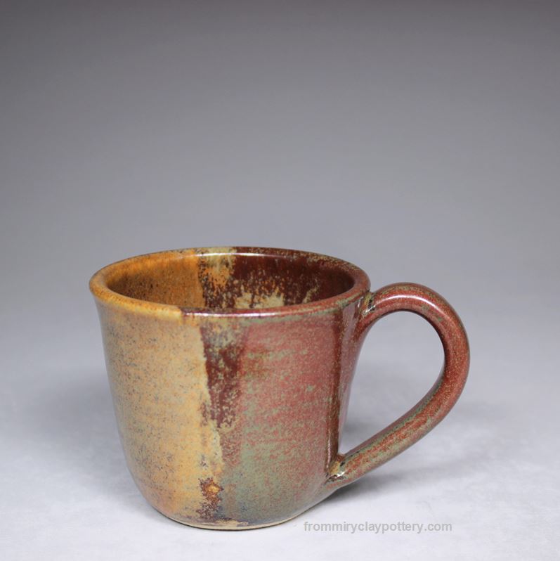 Rustic Copper handcrafted stoneware Mini Mug