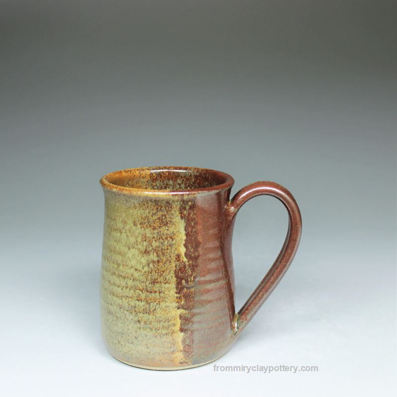 Rustic Copper handcrafted stoneware Mug