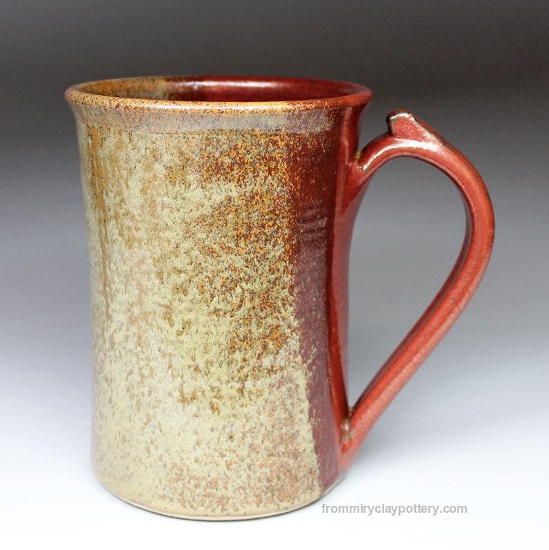 Rustic Copper handcrafted stoneware Scott Mug