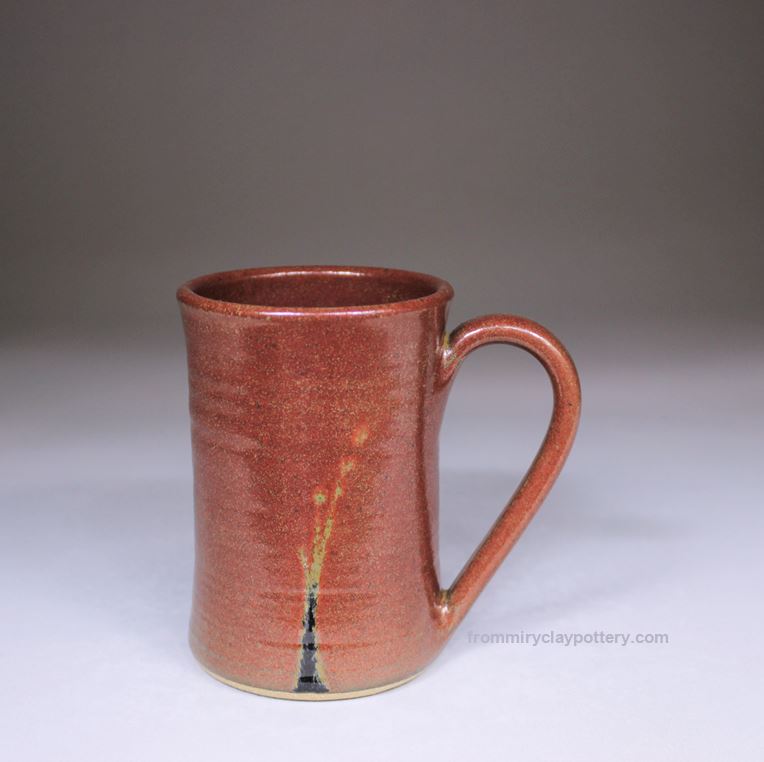 Rustic Red hand-thrown stoneware Coffee Mug