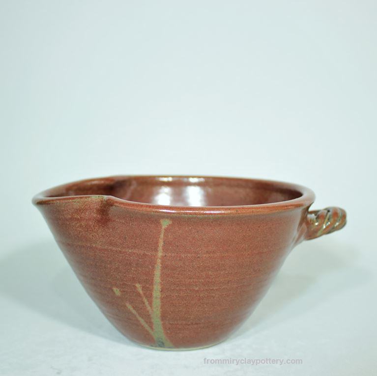 Rustic Red hand-thrown stoneware Medium Mixing Bowl