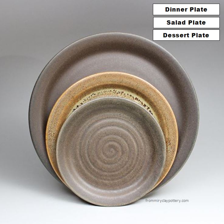 Handmade Pottery Dessert Plate
