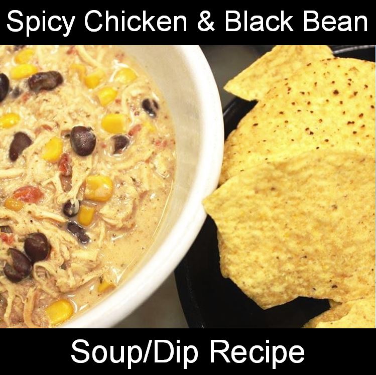 Spicy Chicken & Black Bean Soup/Dip Recipe