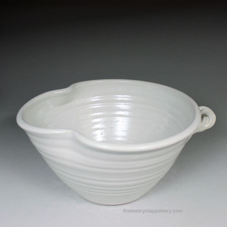 Winter White handmade stoneware pottery Winter White